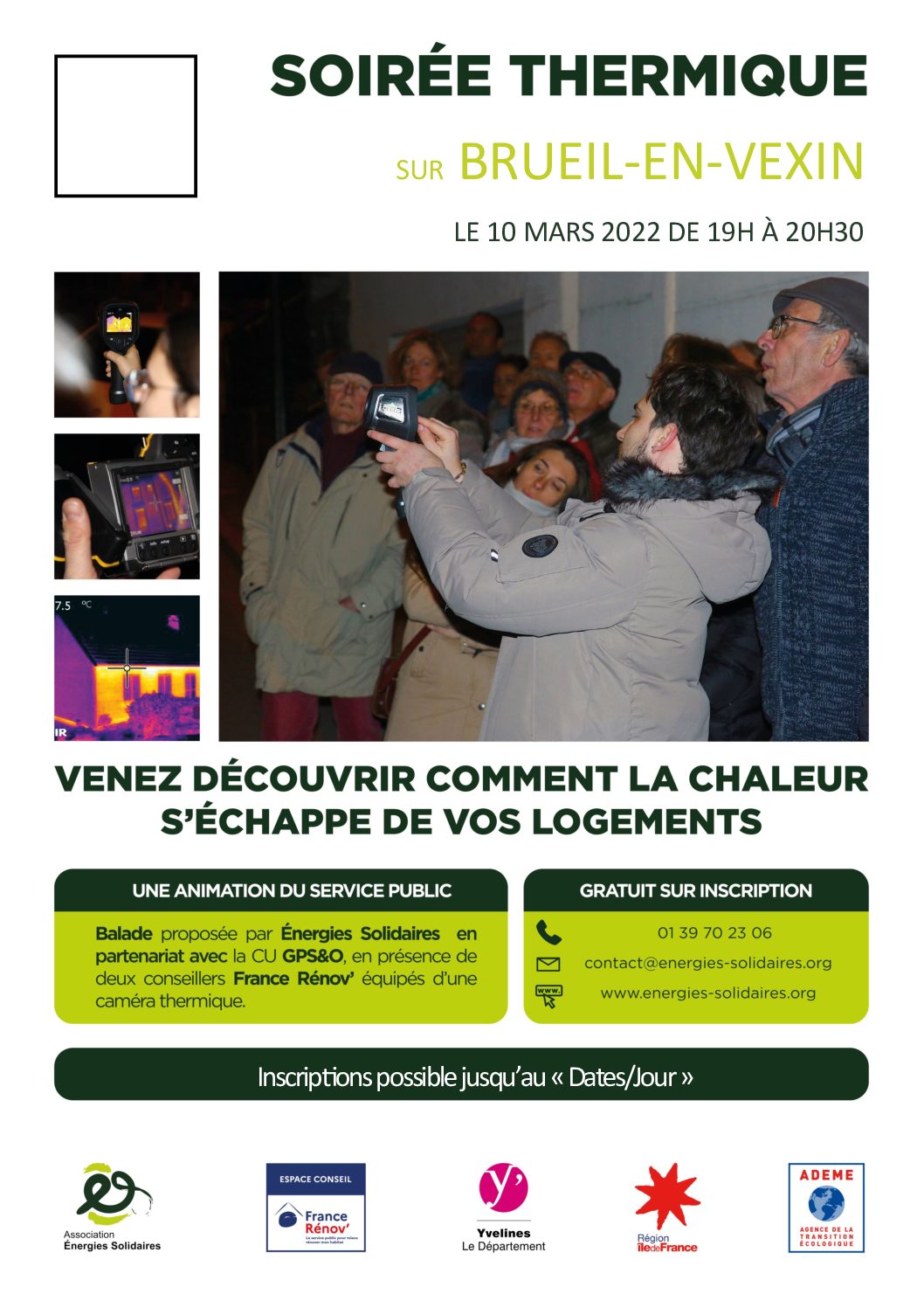 [ANNULEE] Venez découvrir l’invisible ! – soirée détection des déperditions thermiques des habitations
