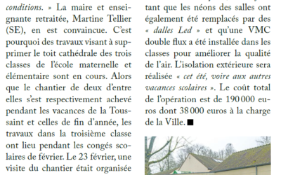 Les classes de l’école font peau neuve – La Gazette en Yvelines 02 mars 2022