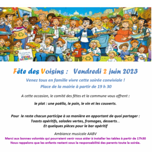 Fête des voisins 2023