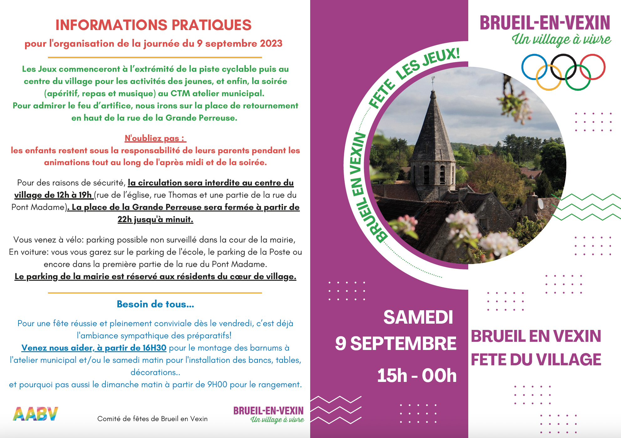 Fête de Brueil 2023 – Le programme