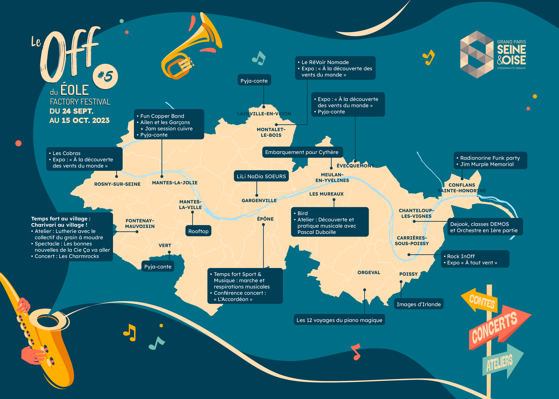 Carte LE OFF Eole Factory Festival 2023